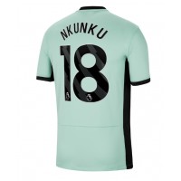 Chelsea Christopher Nkunku #18 Tretí futbalový dres 2023-24 Krátky Rukáv